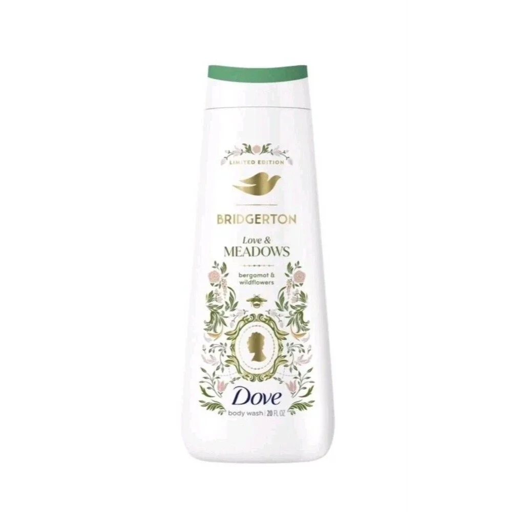 Dove Ltd Ed  BRIDGERTON Love & Meadows Bergamot & Flowers  Body Wash 20 oz. NEW!